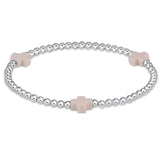 Signature Cross 3mm Sterling Bracelet