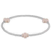 Signature Cross 2mm Sterling Bracelet