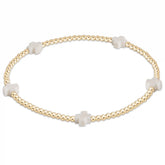 Signature Cross Small 2mm Gold Bracelet
