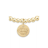 eCOLLEGIATE Classic Gold 3mm Bracelet - Florida Disc