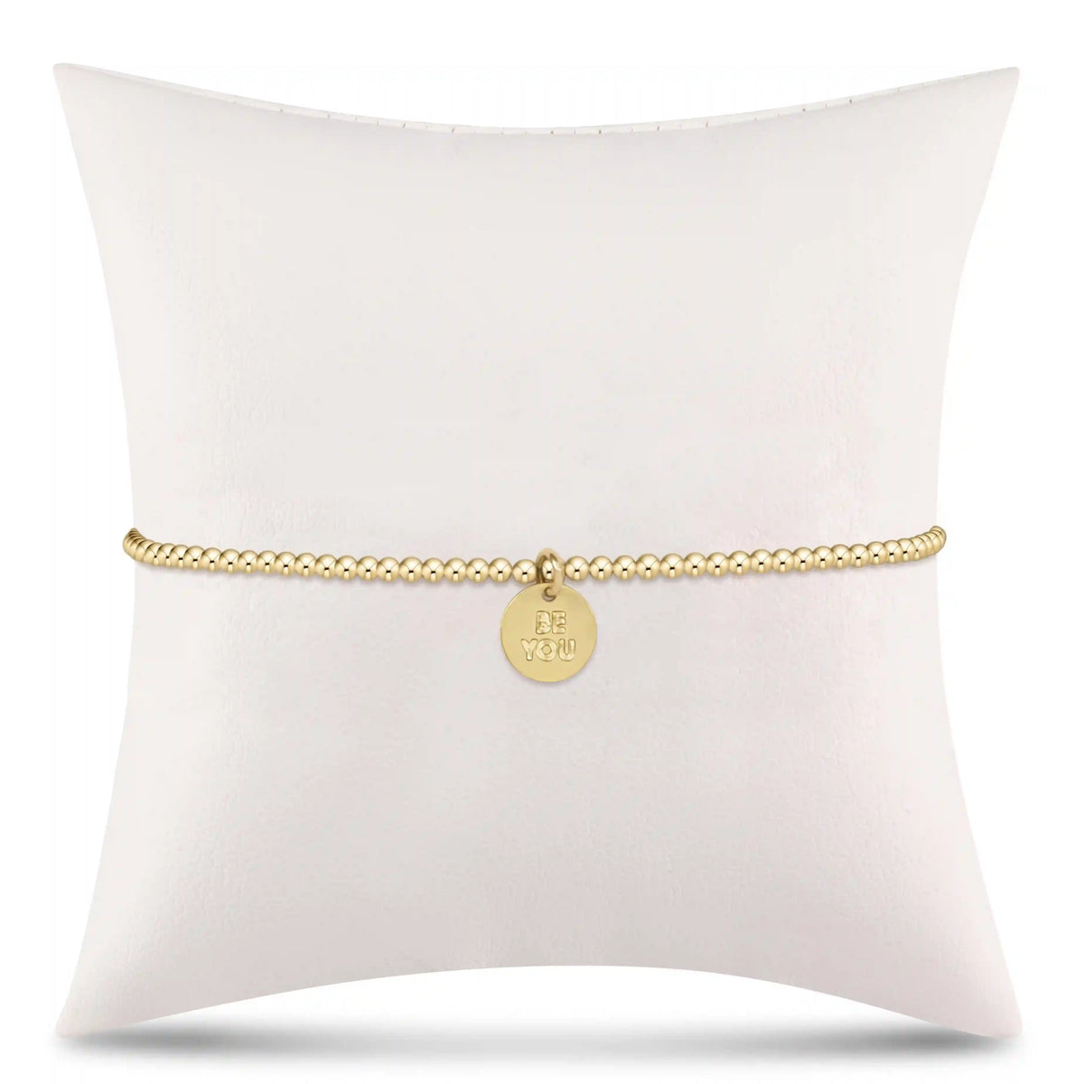egirl Classic Gold 2mm Bracelet - be you. Small Gold Disc