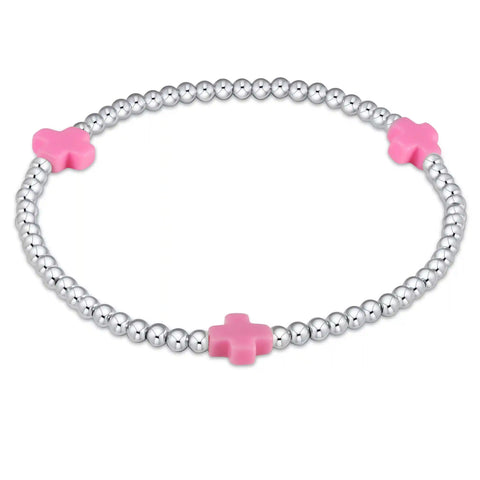 Signature Cross 3mm Sterling Bracelet