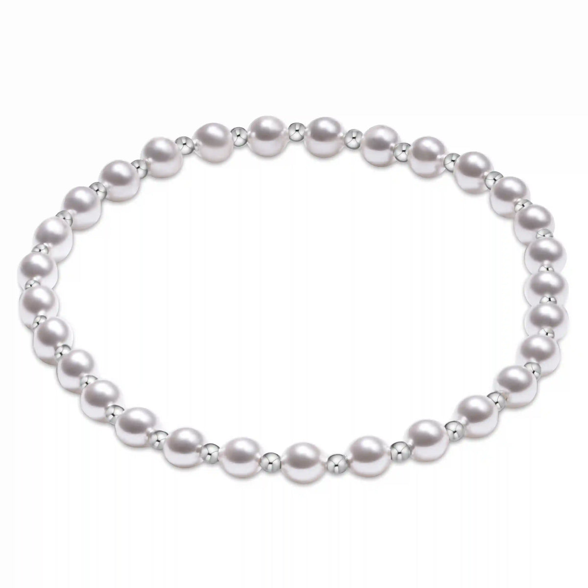 Grateful Pearl 4mm Sterling Bracelet