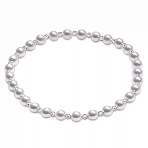Grateful Pearl 4mm Sterling Bracelet