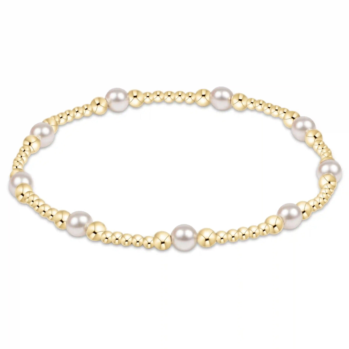 Purpose Pearl 4mm Gold Bracelet