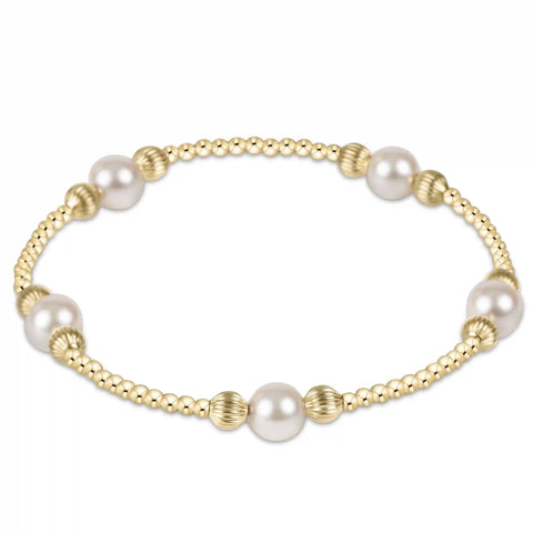 Purpose Pearl 6mm Dignity Gold Bracelet