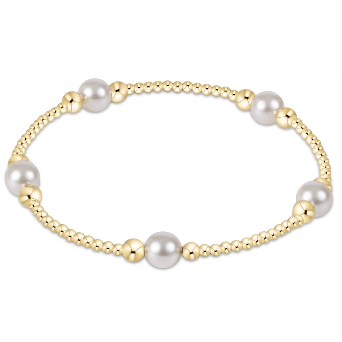 Purpose Pearl 6mm Gold Bracelet
