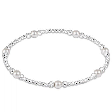 Purpose Pearl 4mm Sterling Bracelet