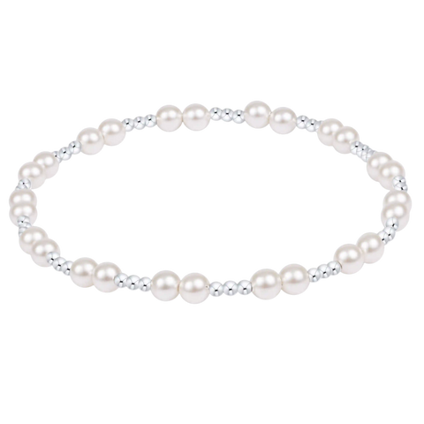 Together Pearl 4mm Sterling Bracelet