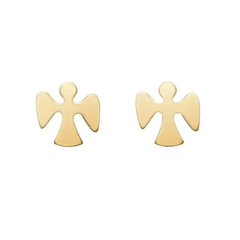 Guardian Angel Studs - Gold