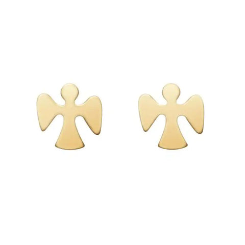 Guardian Angel Studs - Gold