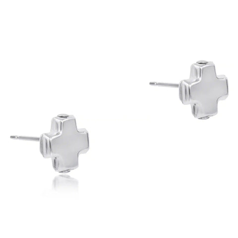 Signature Cross Sterling Studs - Sterling