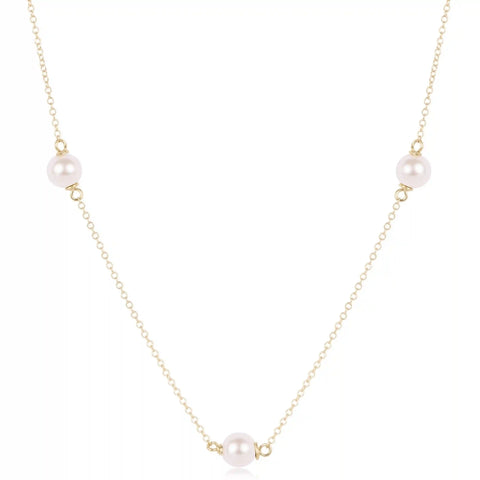 Choker Simplicity Chain Gold - Pearl 6mm
