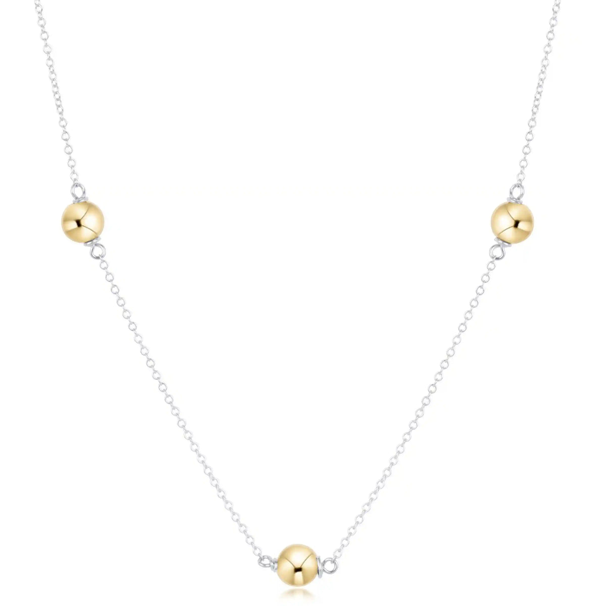 Choker Simplicity Chain Mixed Metal - Classic Gold 6mm