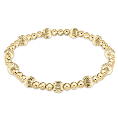 Dignity Sincerity Gold 6mm Bracelet