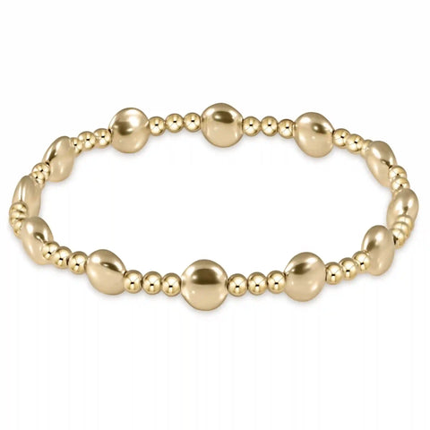 Honesty Sincerity Gold 6mm Bracelet