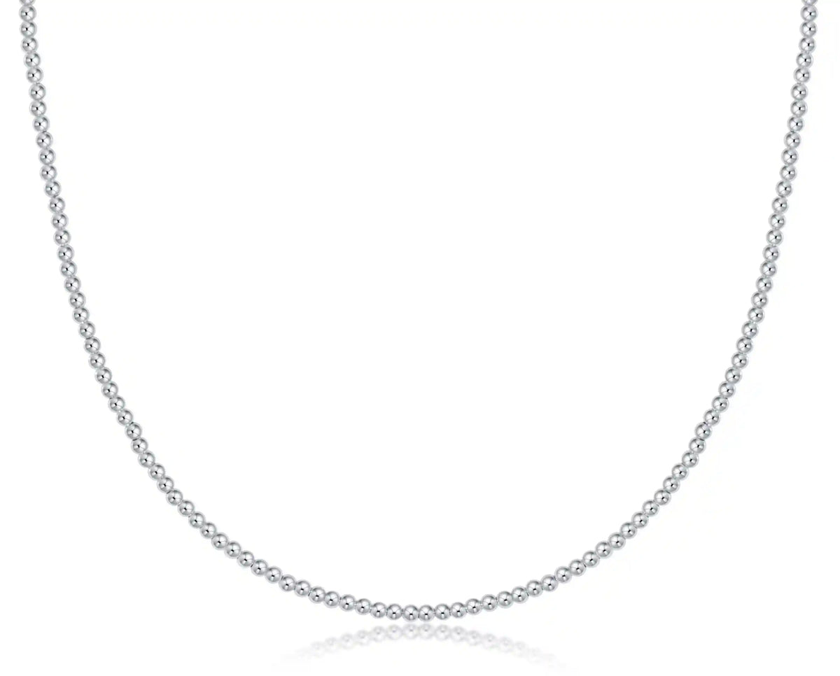 Choker Beaded - Classic Sterling 2mm