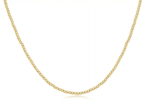 Choker Beaded - Classic Gold 2mm