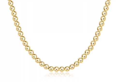 Choker Beaded - Classic Gold 5mm