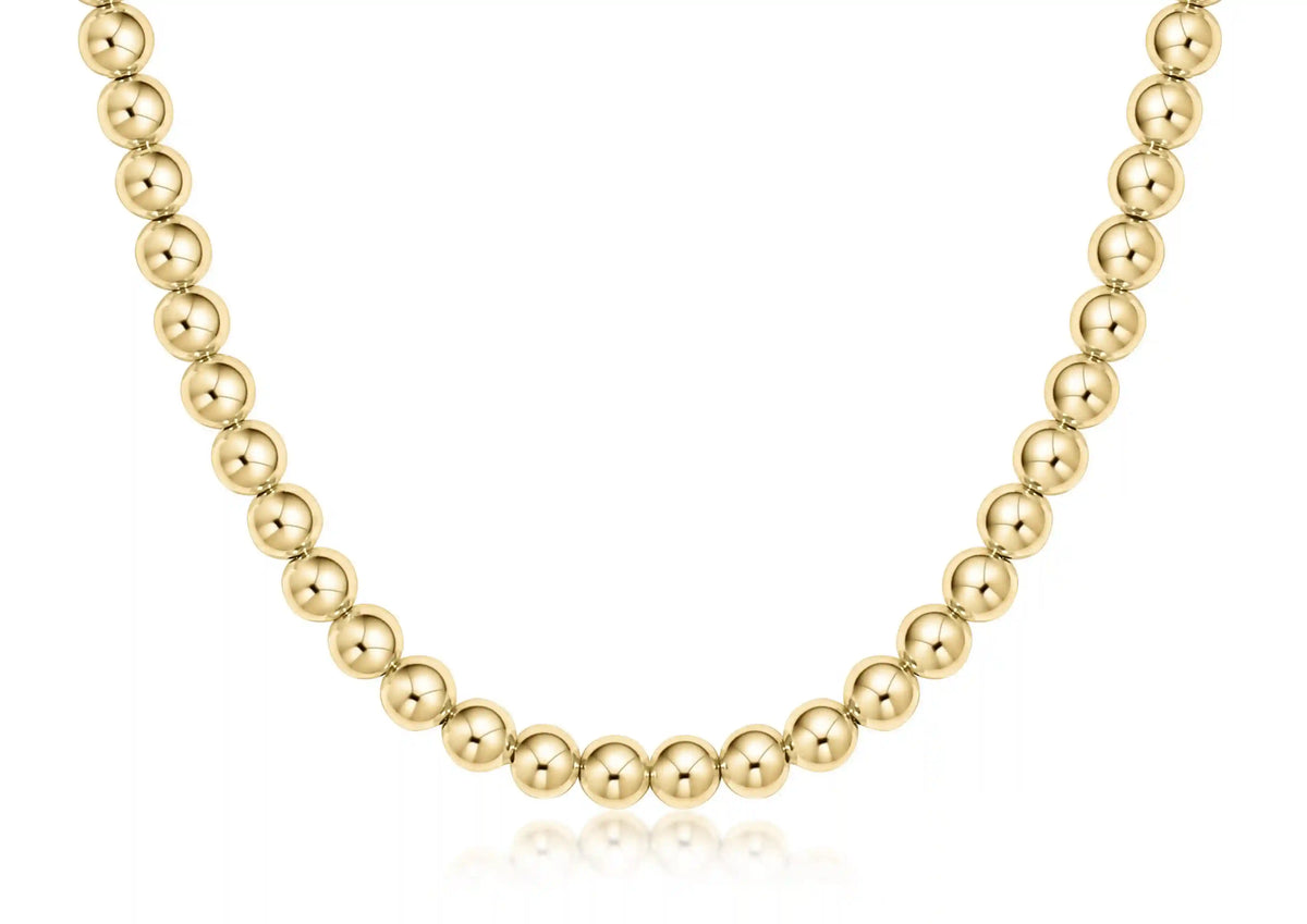 Choker Beaded - Classic Gold 6mm