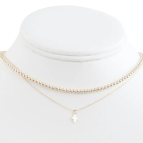 Choker Beaded - Classic Gold 3mm