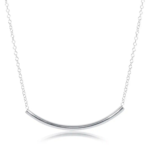 16" Necklace Sterling - Bliss Bar Sterling