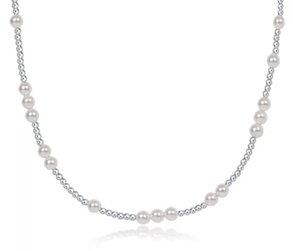 Choker Hope Unwritten Sterling - 4mm Pearl