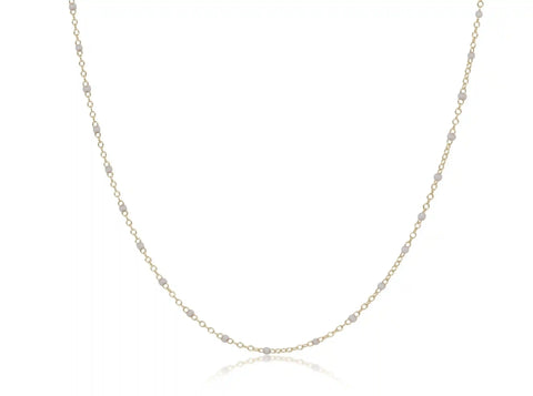 Choker Simplicity Chain Gold - Pearl 2mm