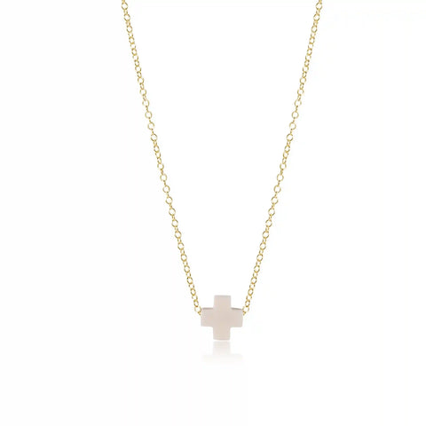 egirl 14" Necklace Gold - Signature Cross