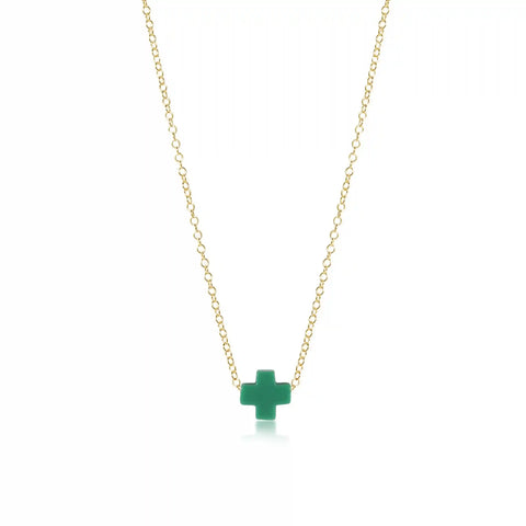 egirl 14" Necklace Gold - Signature Cross