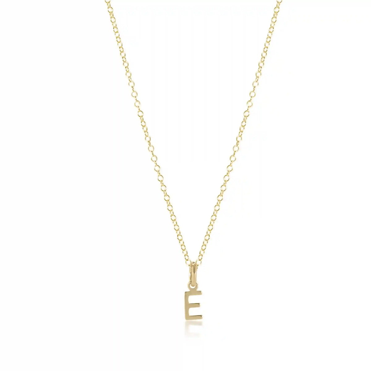 16" Necklace Gold - Respect Gold Charm