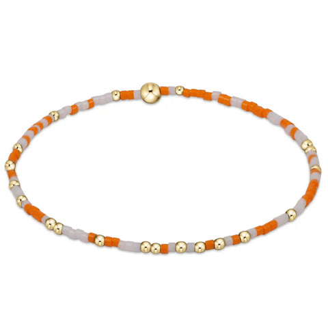 Gameday Hope Unwritten Bracelet - Orange-White