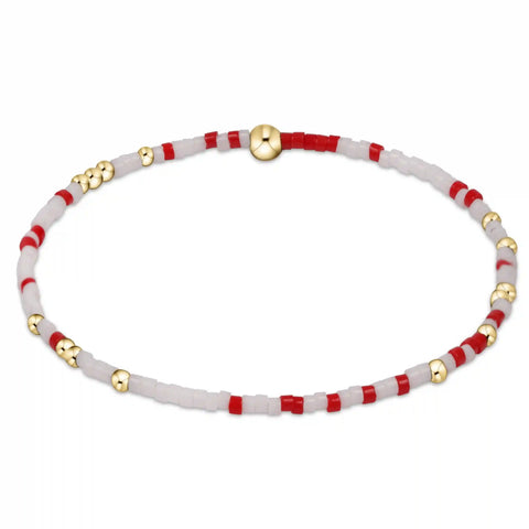 Gameday Hope Unwritten Bracelet - Red-White