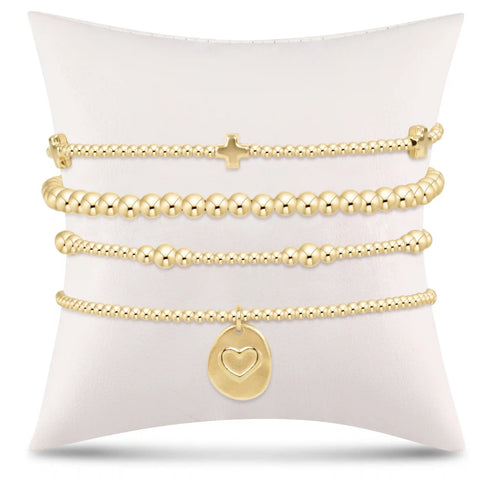 e's go-to gift stack - gold small inspire love
