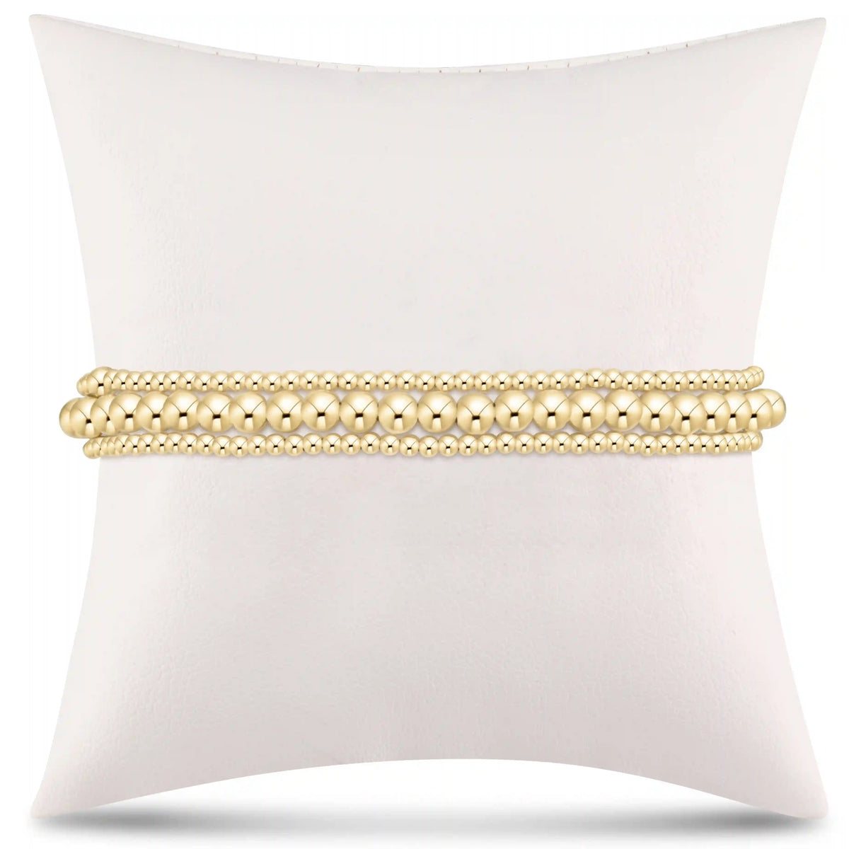 Simply Classic Gold Stack - 4mm - Stack of 3