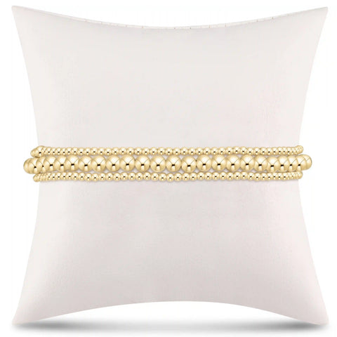 Simply Classic Gold Stack - 4mm - Stack of 3