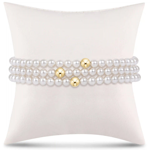 classic pearl stack - 4mm