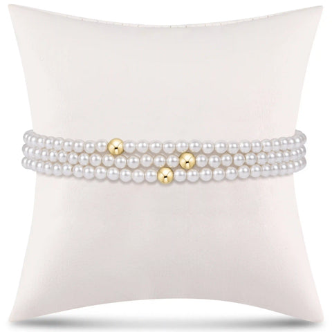 classic pearl stack - 3mm