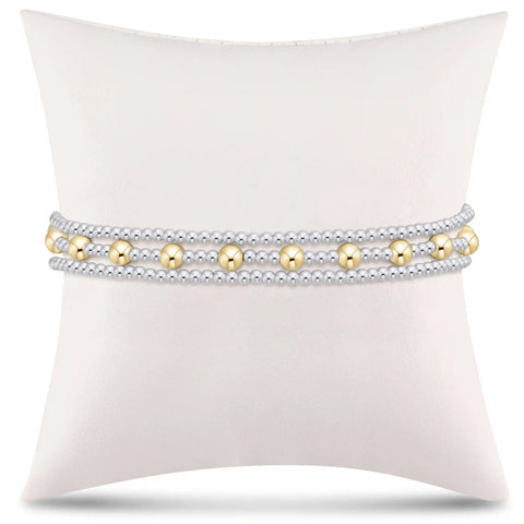 simply classic sincerity stack - mixed metal - stack of 3