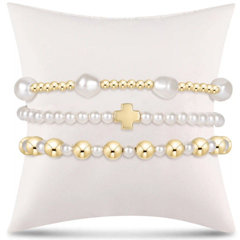 enewton Extends - not your grandma's pearls gift stack