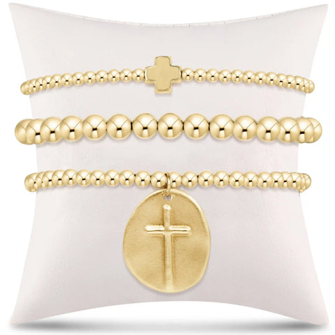 enewton Extends - e's luxe go-to gift stack - gold