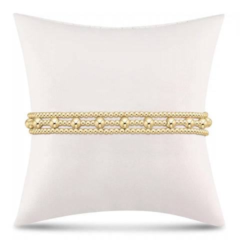 simply classic sincerity stack - gold - stack of 3