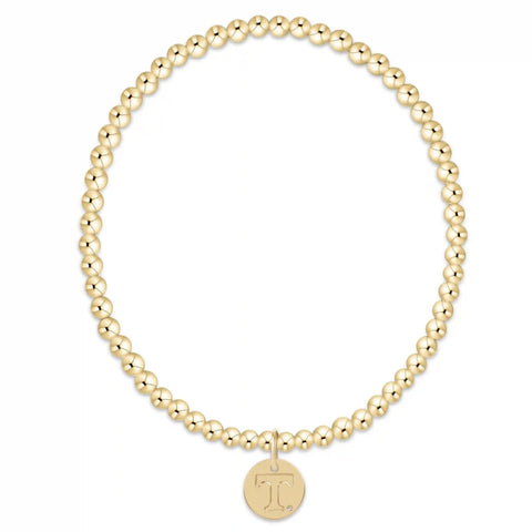 eCOLLEGIATE Classic Gold 3mm Bracelet - UTK Disc