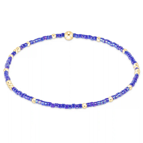 Hope Unwritten Bracelet - Blue Metallic
