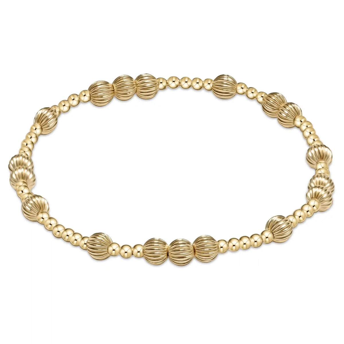 Hope Unwritten Dignity 5mm Bead Bracelet - Gold