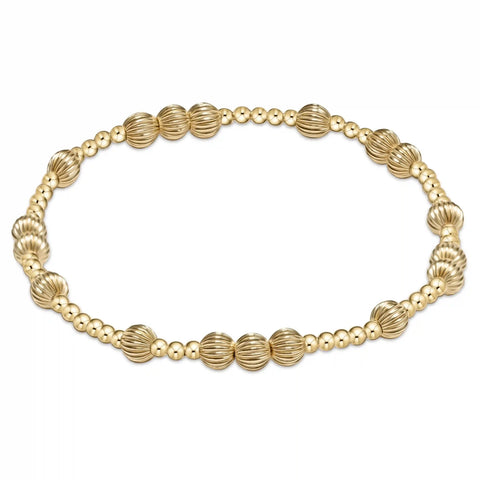 Hope Unwritten Dignity 5mm Bead Bracelet - Gold