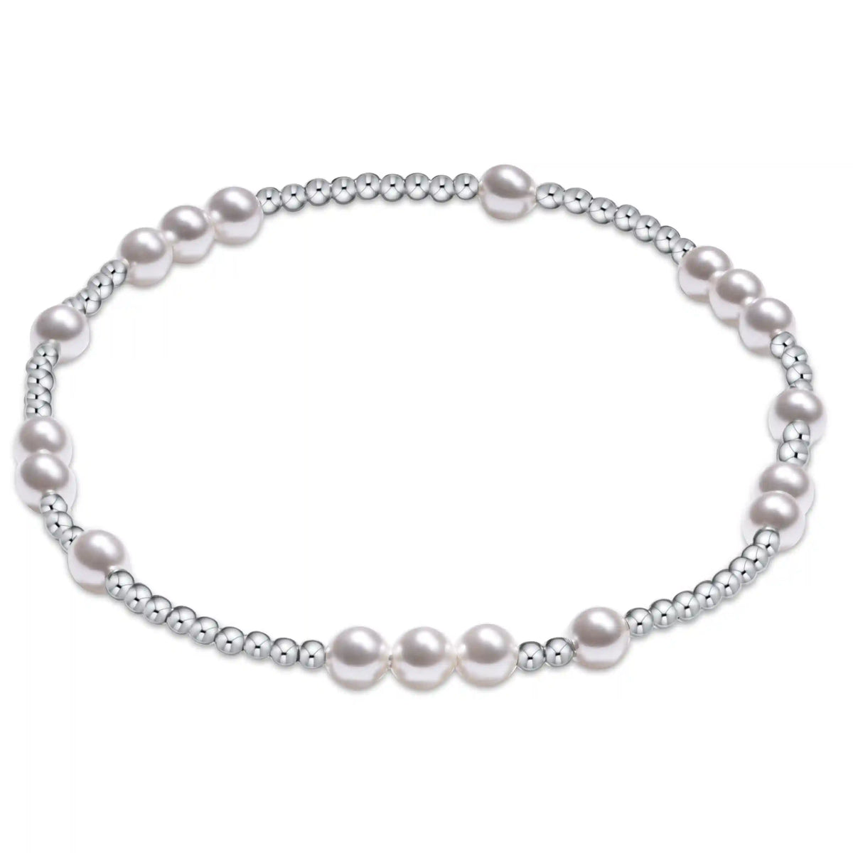 Hope Unwritten Pearl 4mm Sterling Bracelet