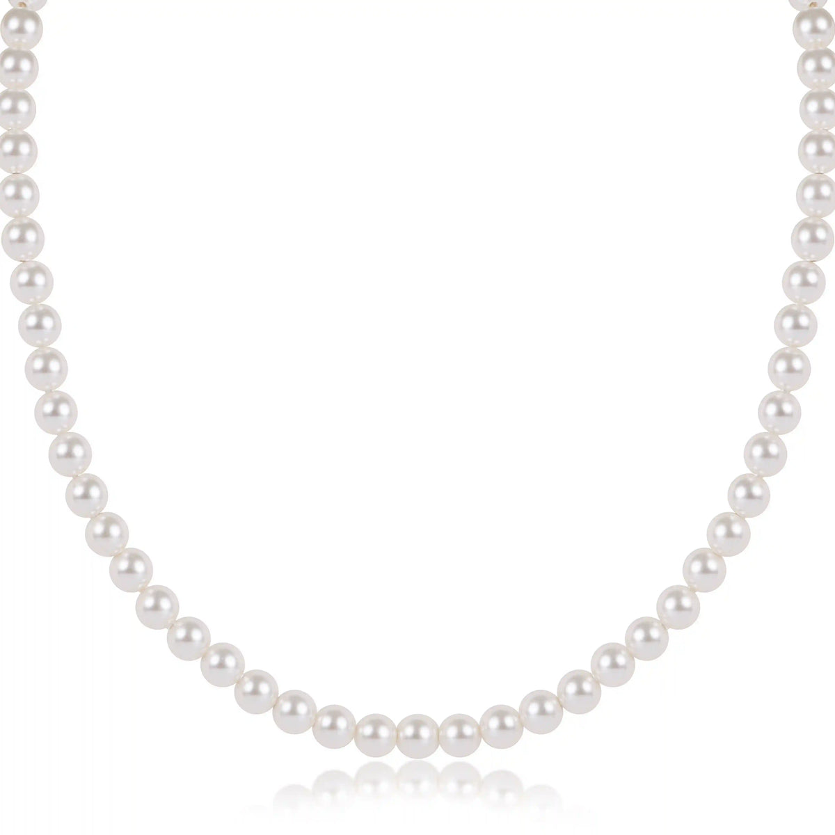 Choker Beaded - Classic Pearl 5mm