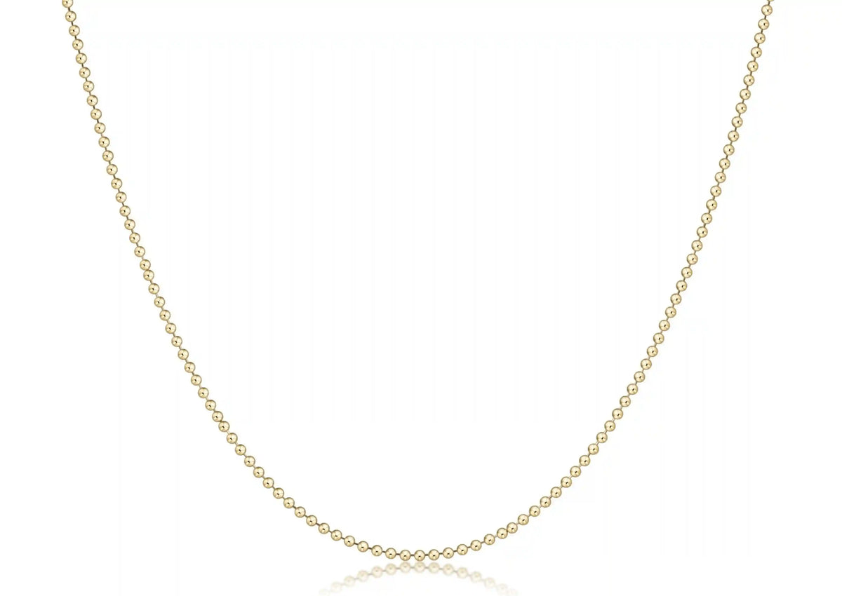 Choker Classic Beaded Chain - Gold
