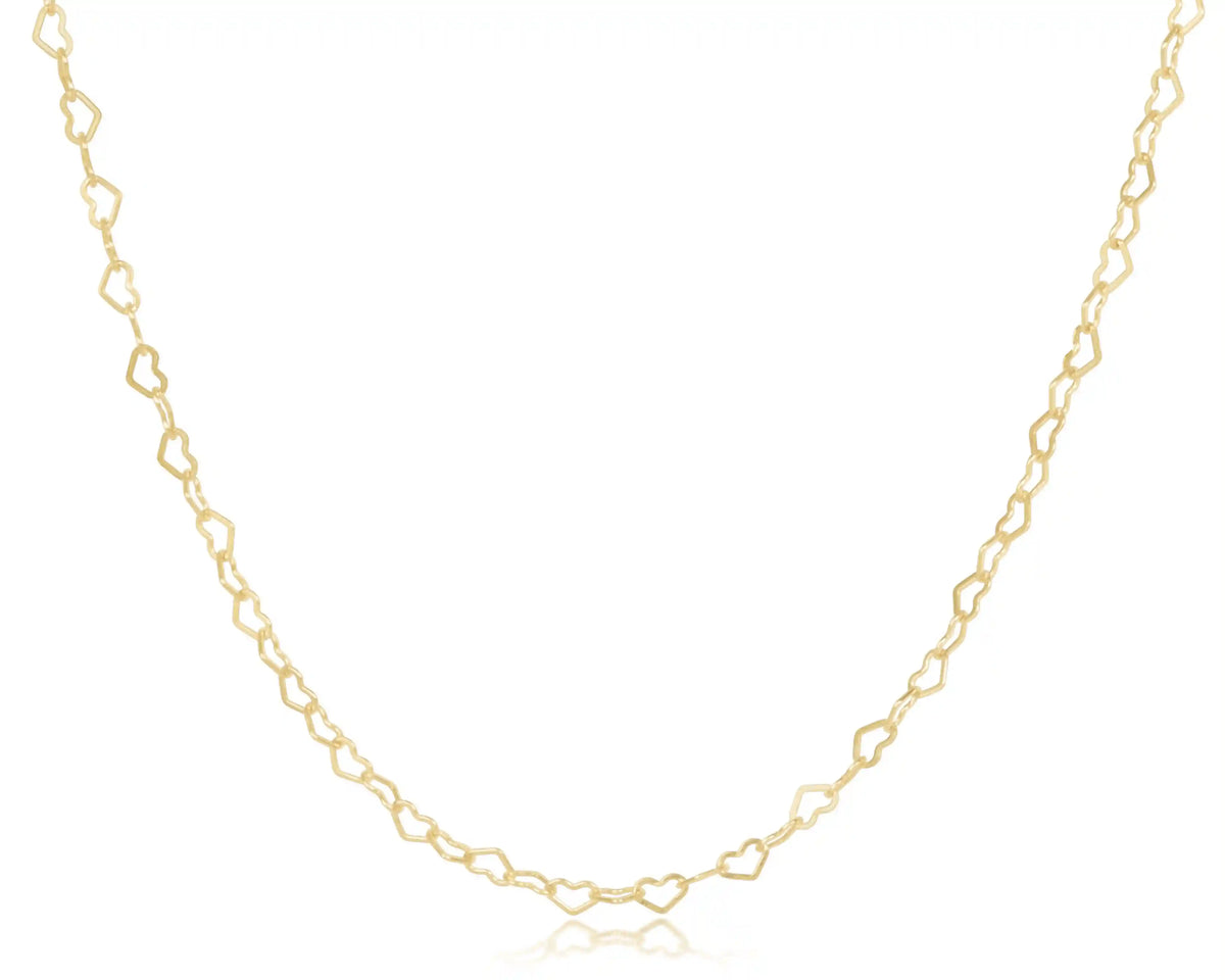 Choker Love Chain - Gold